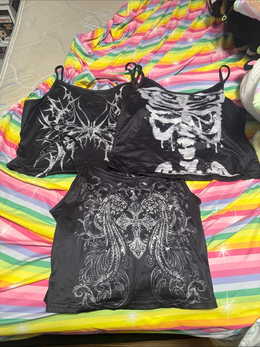 Black Tank Tops with designs bundle
